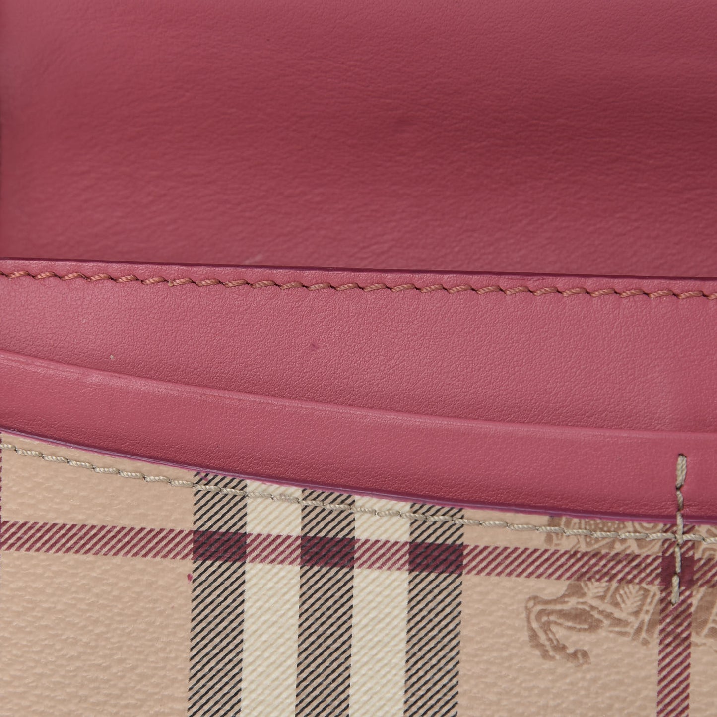 Haymarket Check Halton Wallet Pink