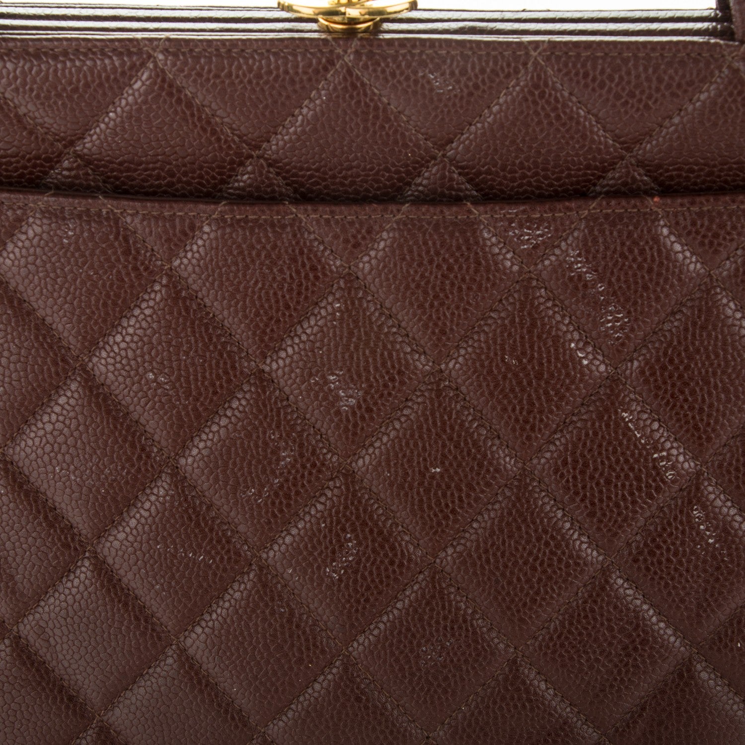 Chanel Caviar Quilted Shoulder Bag Bordeaux 6 of 8