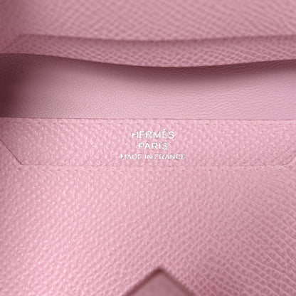 Hermes Epsom Mini Bearn Wallet Mauve Sylvester 6 of 7