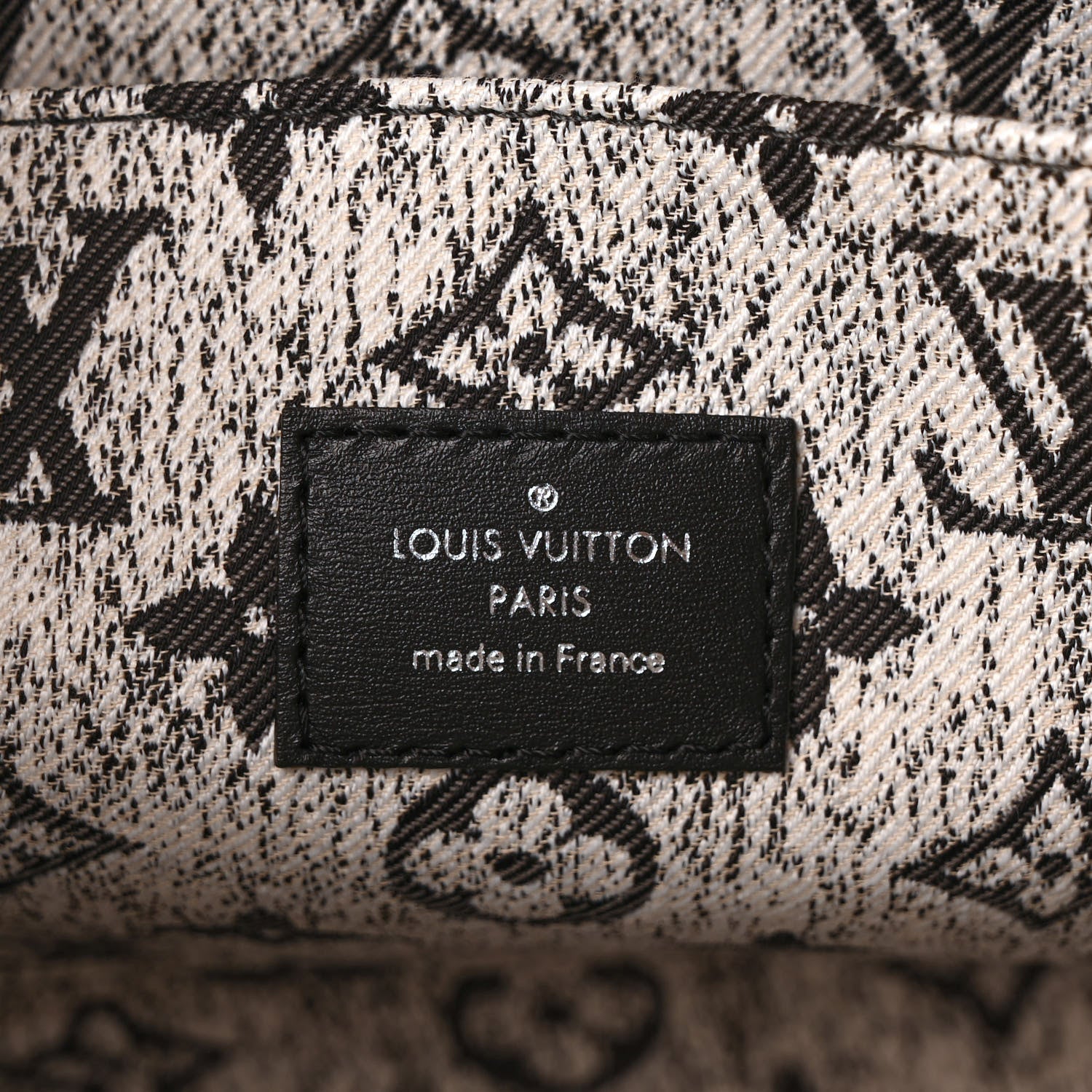 Louis Vuitton Monogram Jacquard Denim Onthego MM Gray 6 of 9