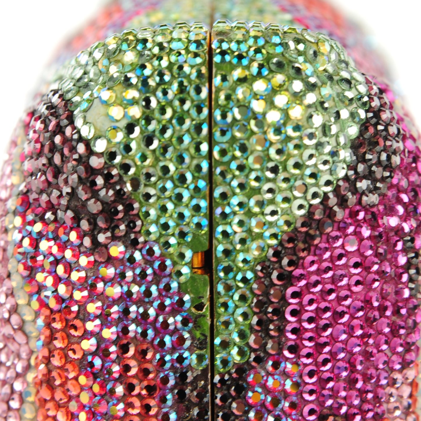Swarovski Crystal Flower Minaudiere Clutch