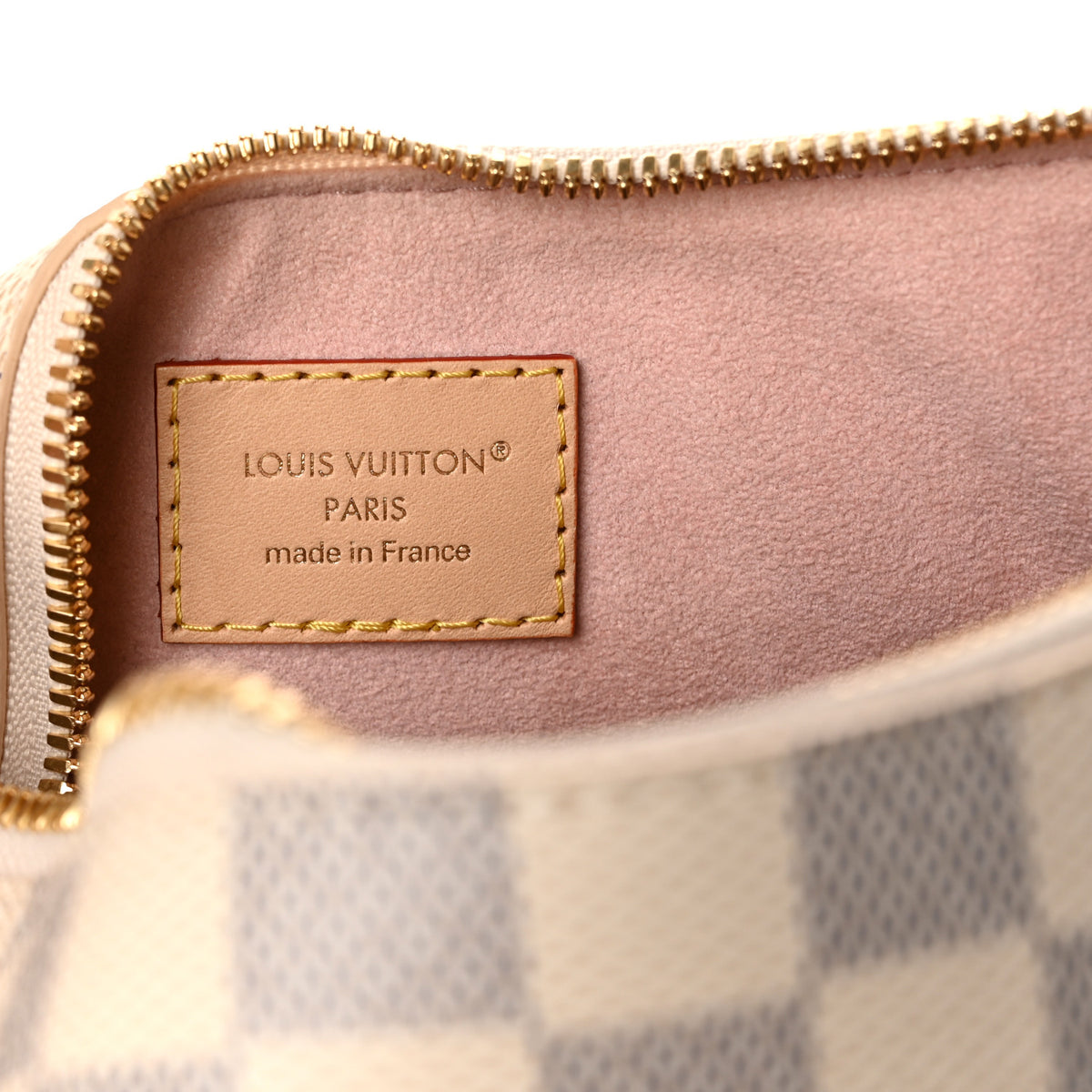 Damier Azur Slouchy PM Rose Ballerine