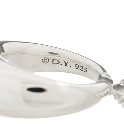 David Yurman Sterling Silver 17mm Pure Form Two Row Ring 51 5.75 4 of 4