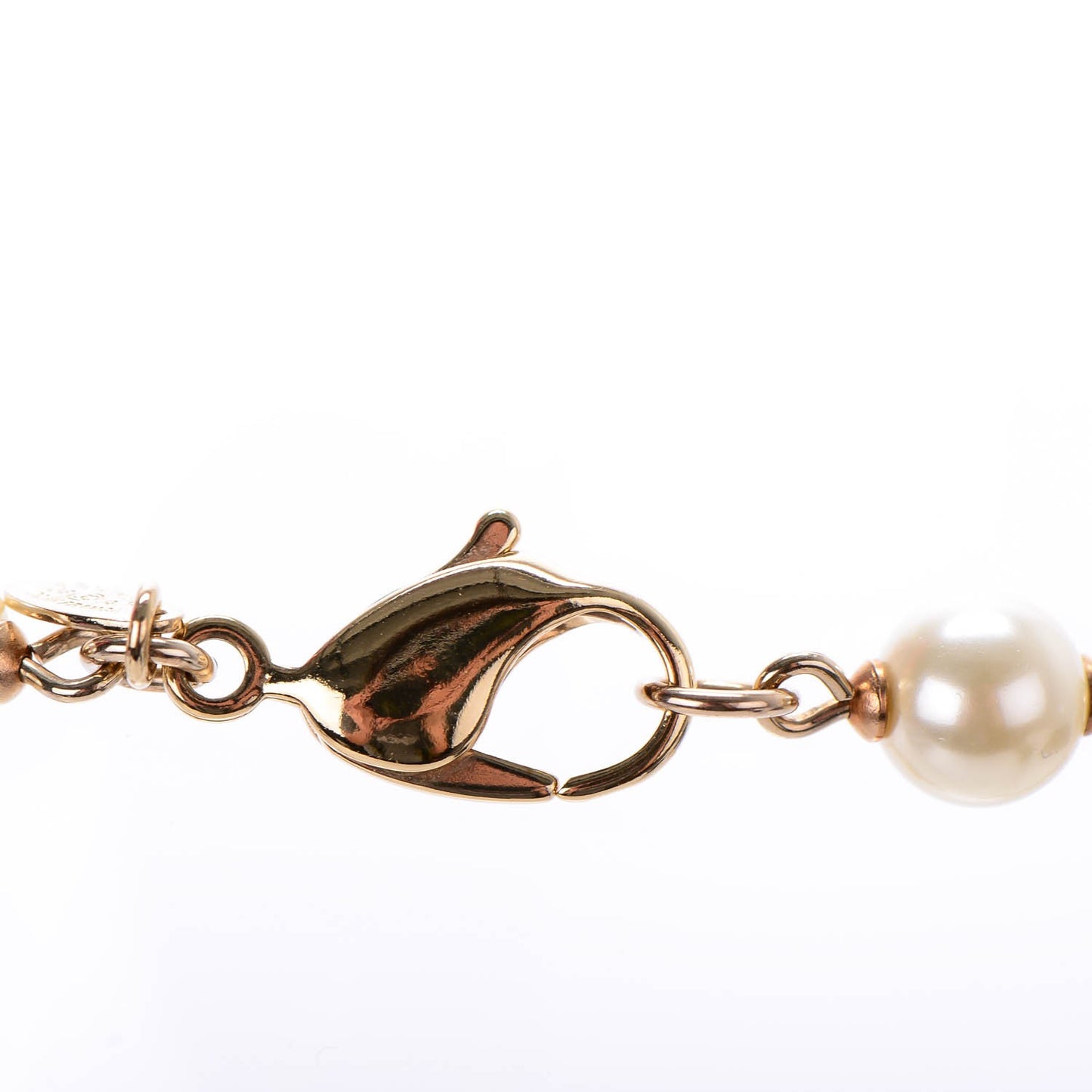 Pearl Camellia Necklace Gold