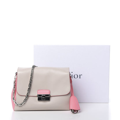 Christian Dior Calfskin Bi-Color Small Diorling Rose Candy 15 of 15