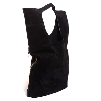 Tom Ford Suede Large Alix Padlock And Zip Shoulder Bag Black 10 of 14