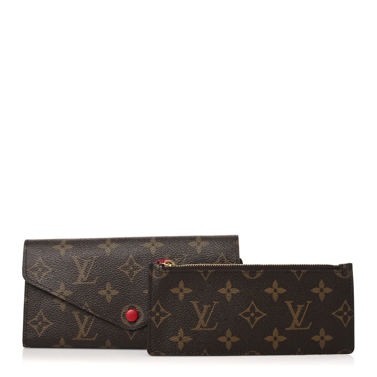 Monogram Josephine Wallet Red