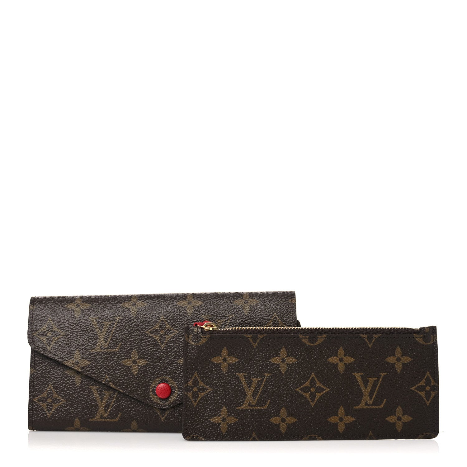 Louis Vuitton Monogram Josephine Wallet Red 2 of 6