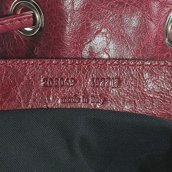 Balenciaga Agneau Giant 21 Silver Hardware Pompon Pourpre 7 of 7