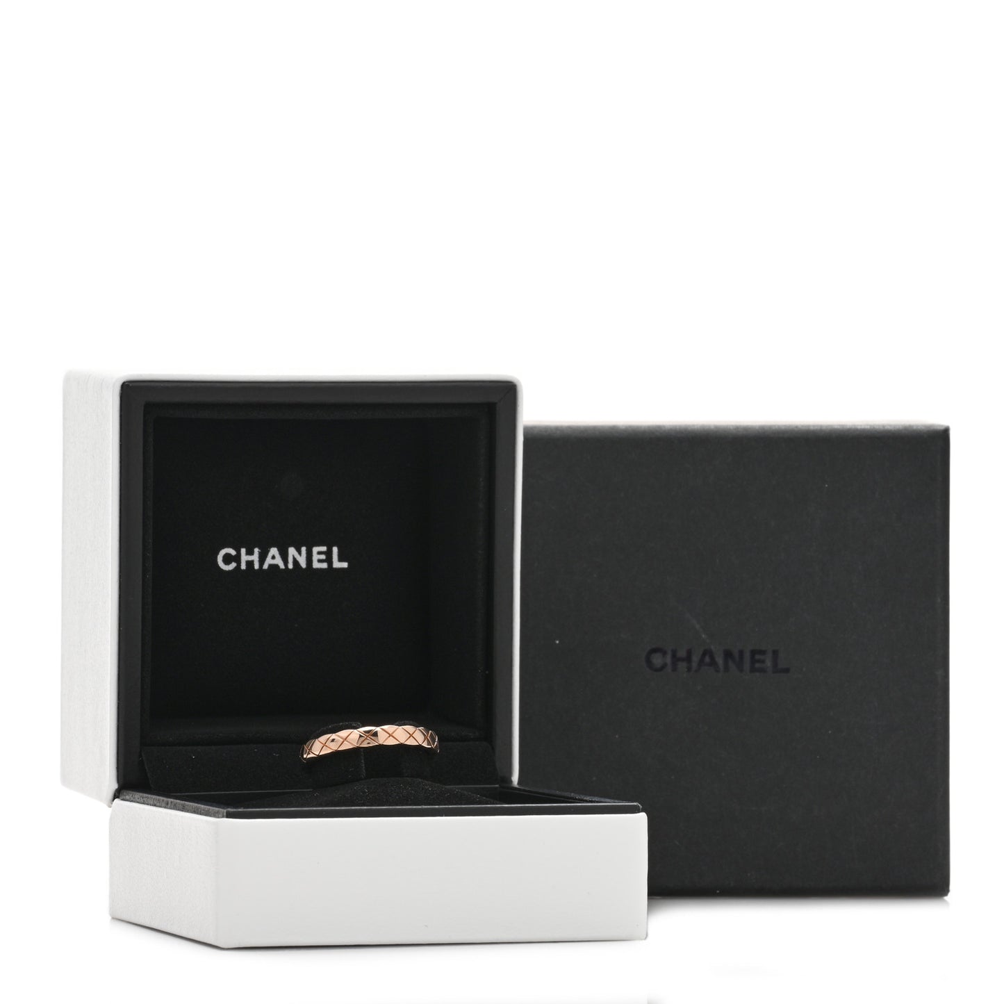 18K Beige Gold Mini Coco Crush Ring 54 6.75