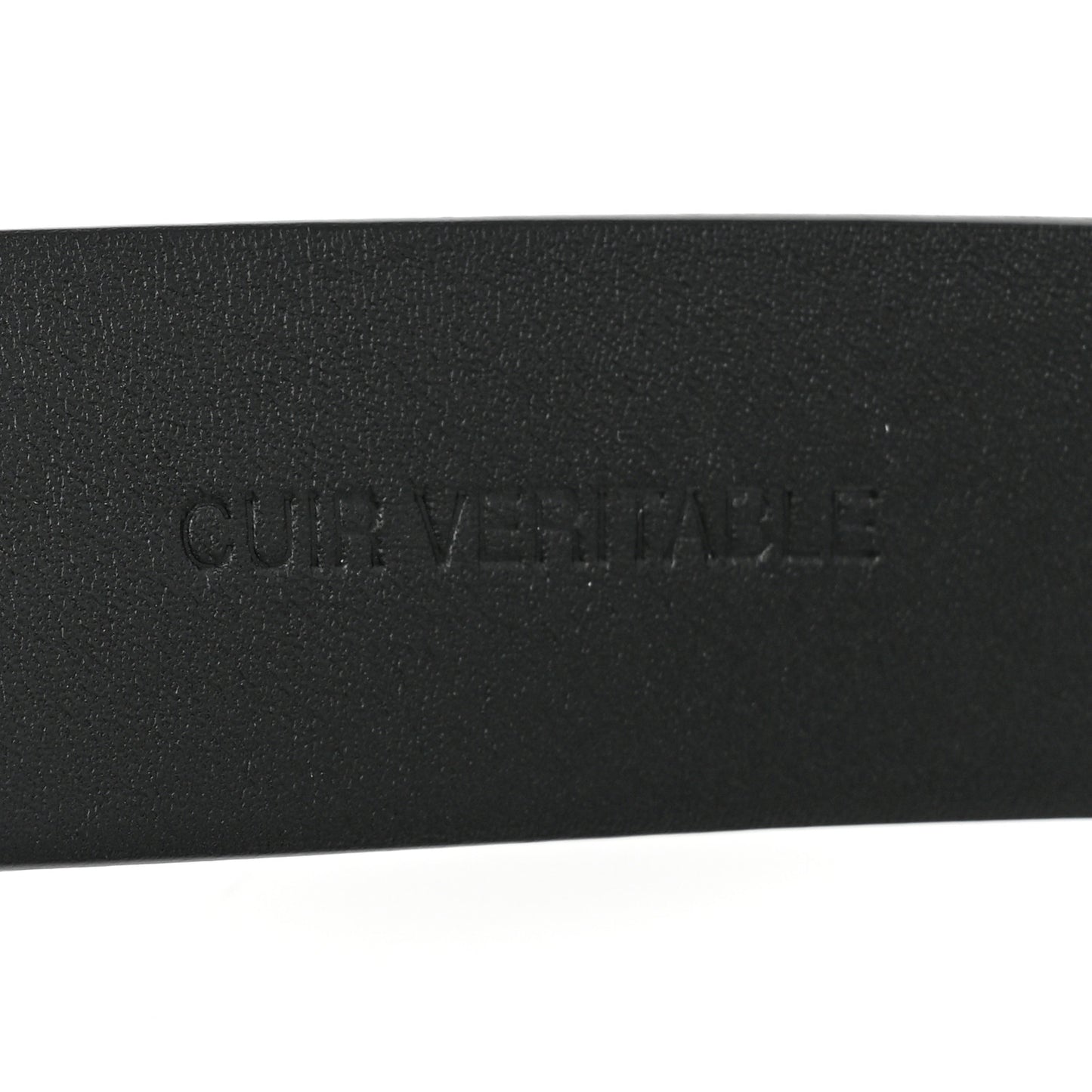 Calfskin Paris Button CC Belt 75 30 Black