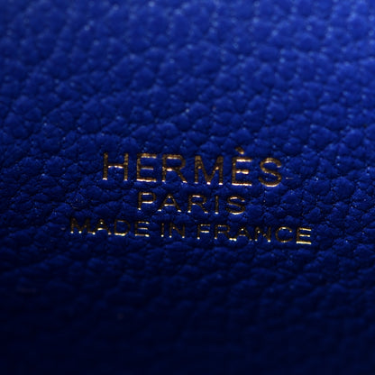 Hermes Tadelakt Chevre Mysore Kelly Quelle Idole Bag Charm Bleu Electrique Feu Jaune De Naples Vert Verone 4 of 6
