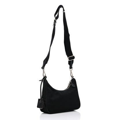 Prada Nylon Re-Edition 2005 Shoulder Bag Black 3 of 10