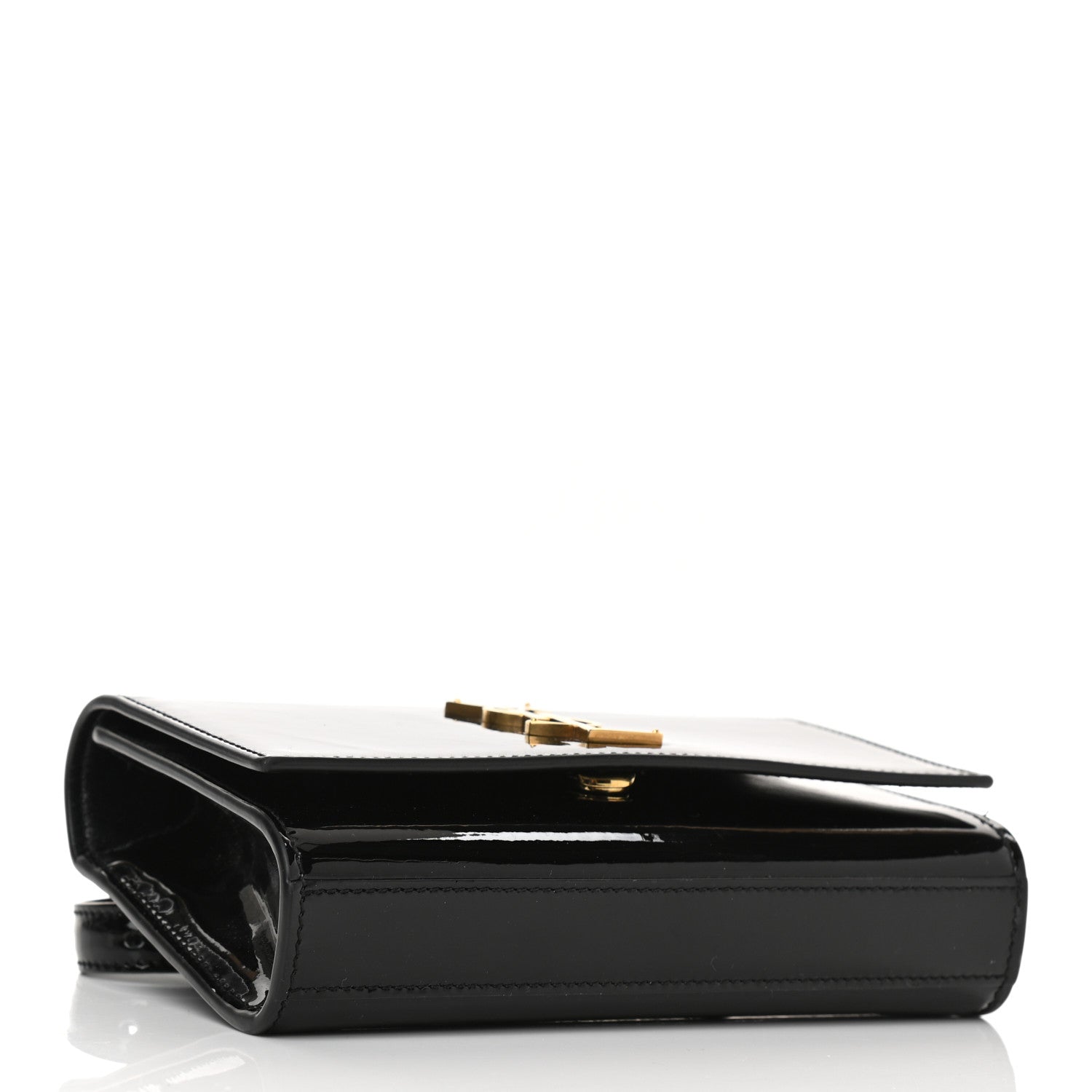 Saint Laurent Patent Monogram Kate Belt Bag Black 4 of 8