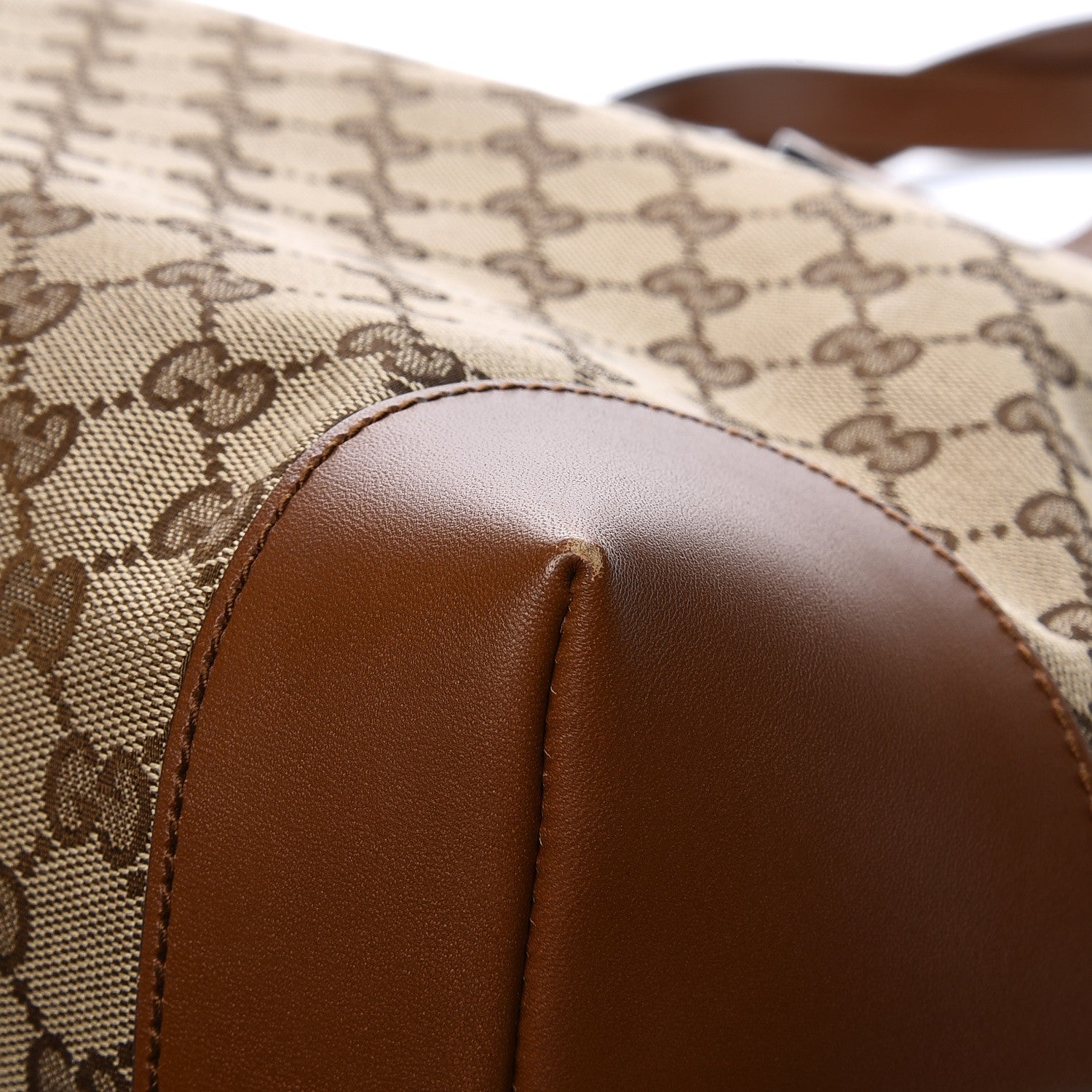 Gucci Monogram Large Original Tote Tan 14 of 15