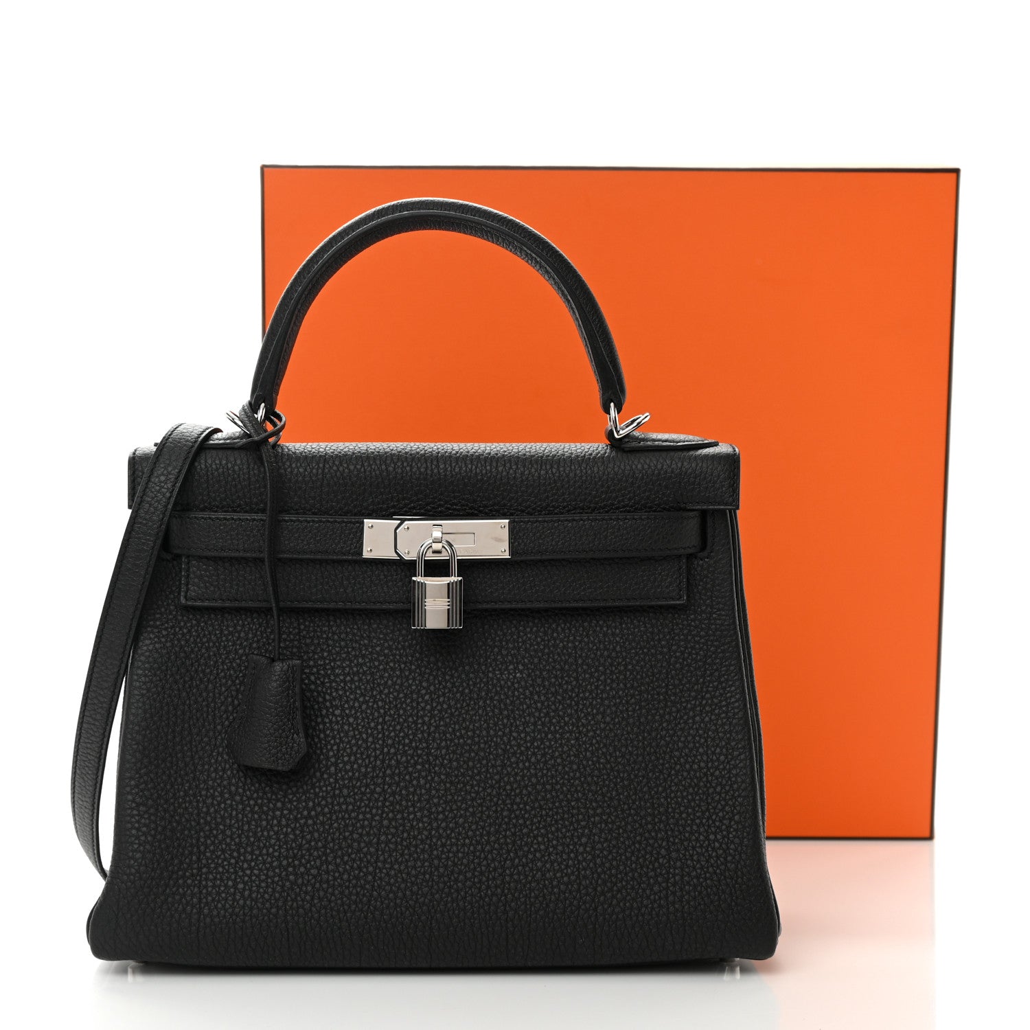 Hermes Togo Kelly Retourne 28 Black 16 of 16