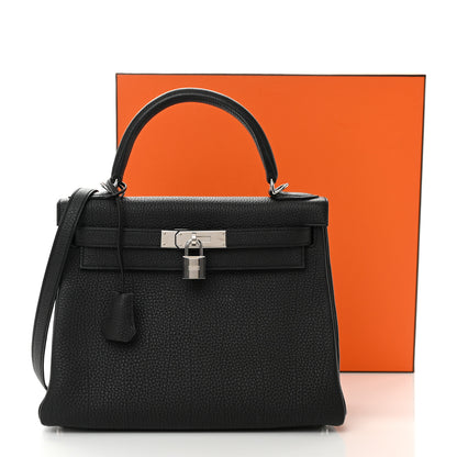 Hermes Togo Kelly Retourne 28 Black 16 of 16