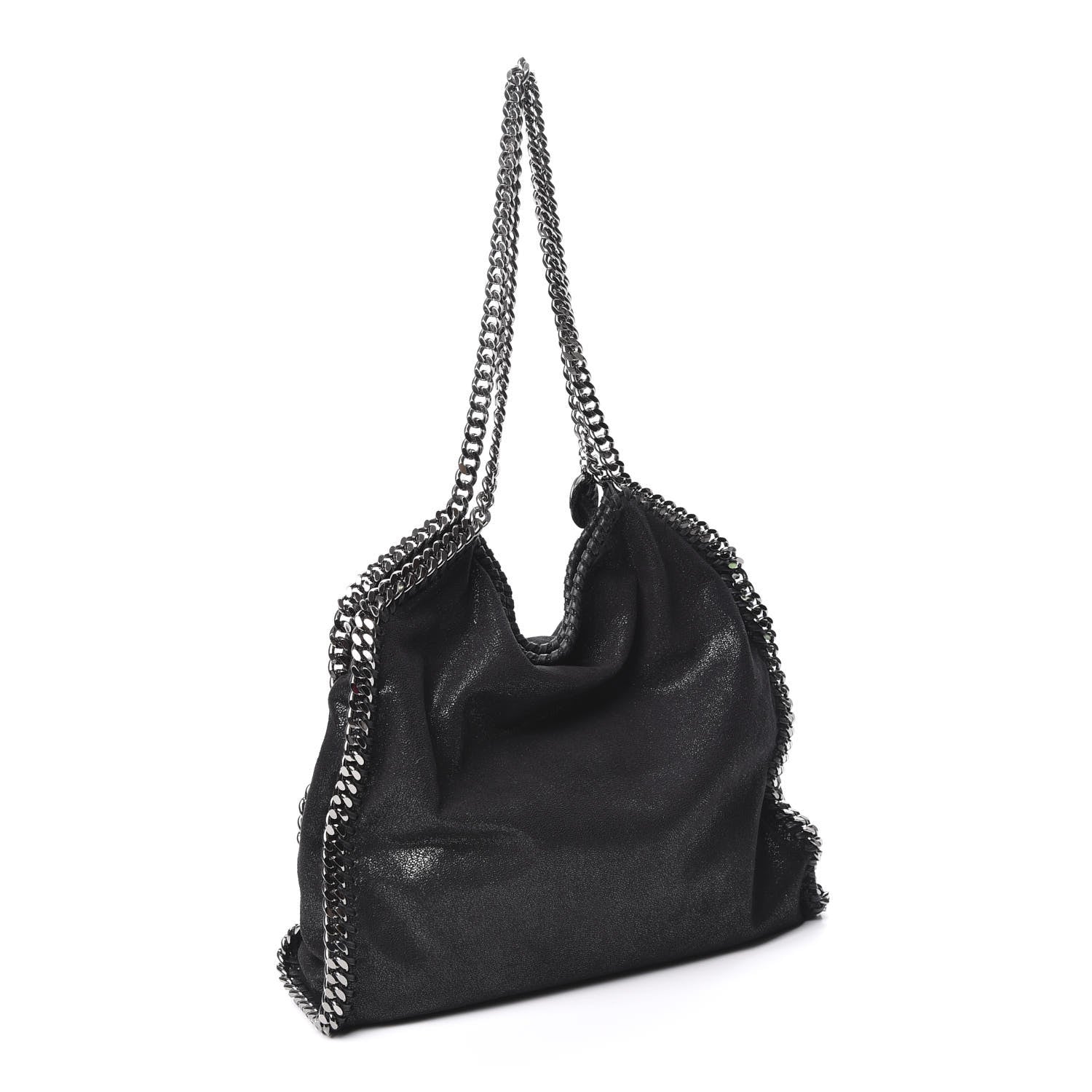 Stella McCartney Shaggy Deer Small Falabella Tote Black 2 of 8