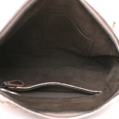 Bottega Veneta Metallic Grosgrain Intrecciato Nodini Crossbody Messenger Copper 5 of 9