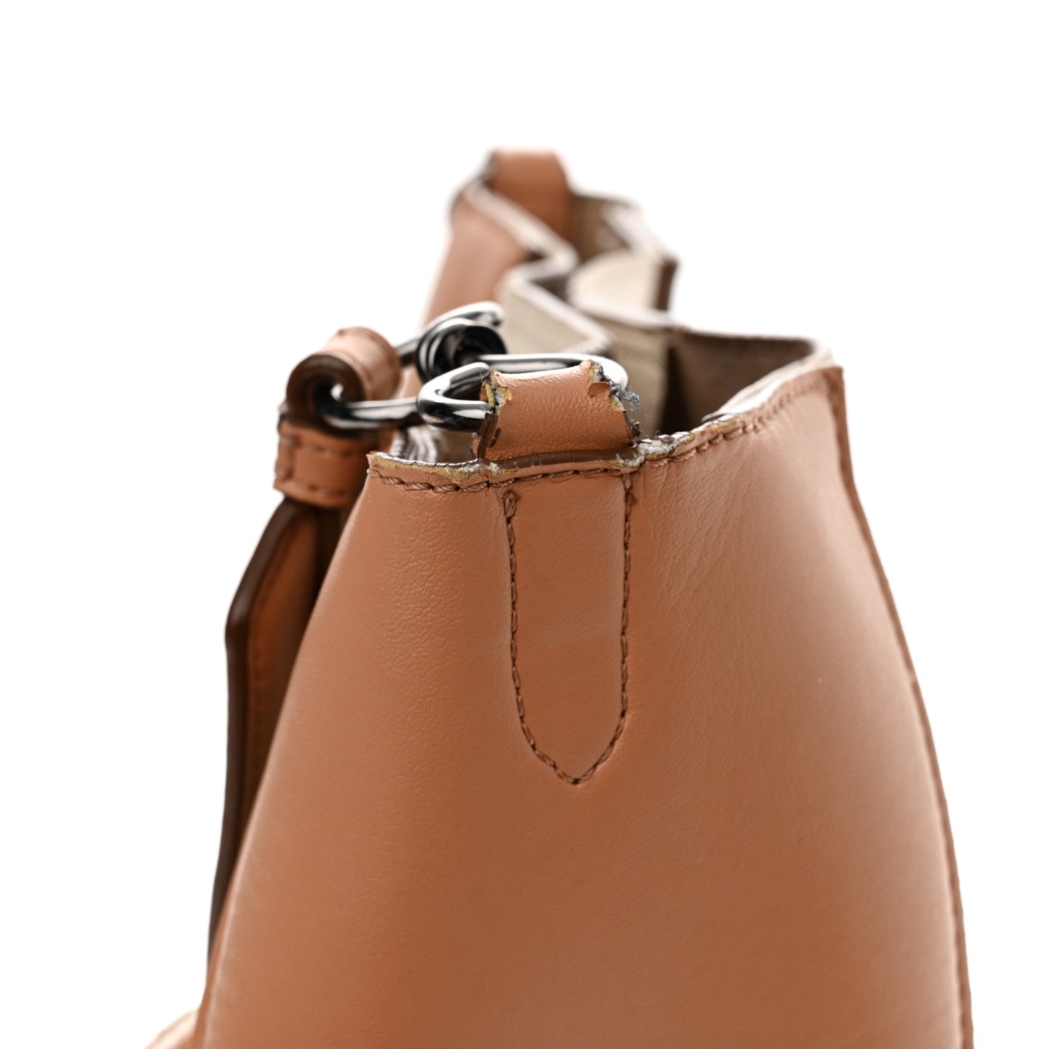 Stella McCartney Eco Alter Nappa Perforated Logo Mini Crossbody Beige 16 of 22