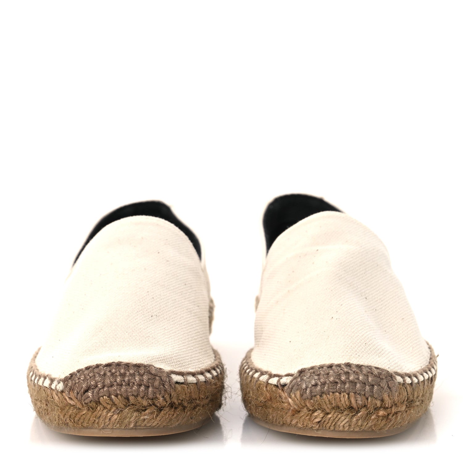 Saint Laurent Canvas Elba Espadrilles 37 Sweet Cream 3 of 12