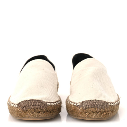 Saint Laurent Canvas Elba Espadrilles 37 Sweet Cream 3 of 12