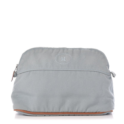 Hermes Cotton Canvas Bolide Travel Cosmetic Pouch MM 1 of 11