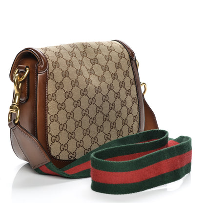 Gucci Monogram Medium Lady Web Shoulder Bag Beige Cuir 3 of 7