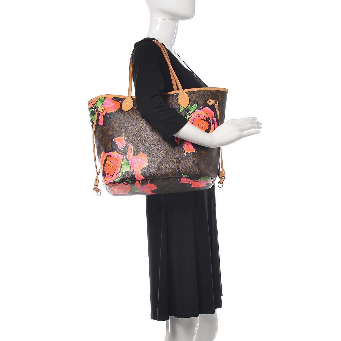 Monogram Roses Neverfull MM