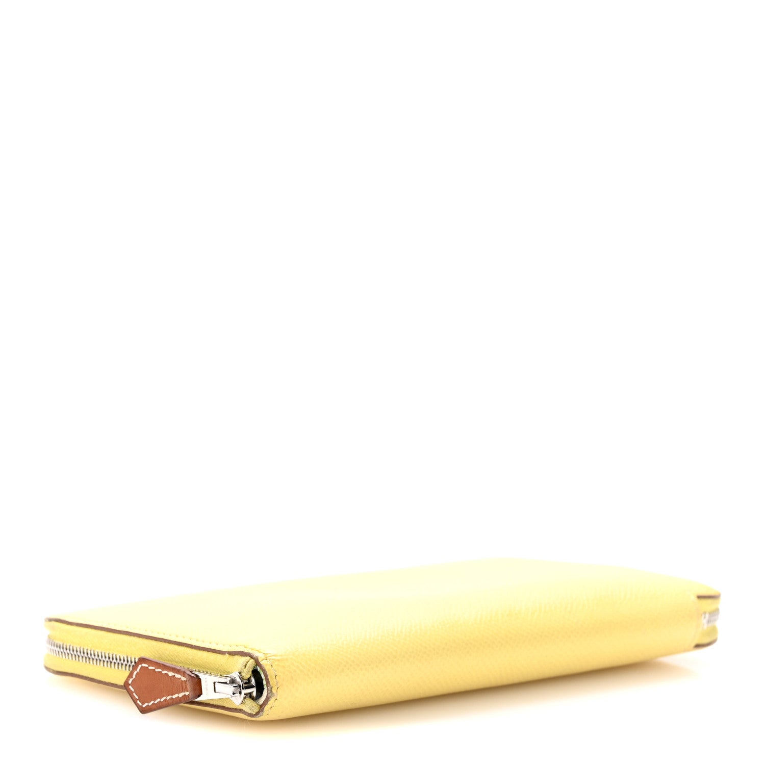 Hermes Epsom Silk'In Wallet Jaune Poussin Nata 4 of 13