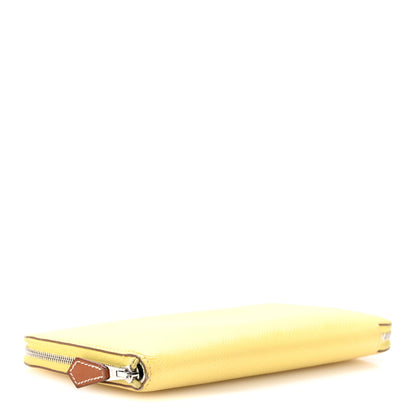 Hermes Epsom Silk'In Wallet Jaune Poussin Nata 4 of 13