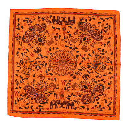 Hermes Silk Carre Kantha Scarf 90 1 of 3