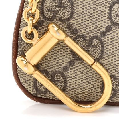 Gucci GG Supreme Monogram Key Case Brown 8 of 9