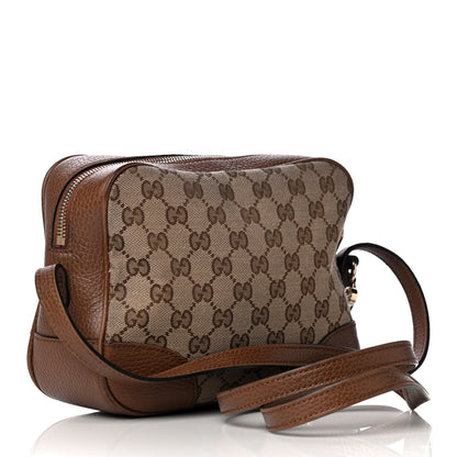 Gucci Monogram Mini Bree Messenger Bag Beige Tabacco 3 of 14