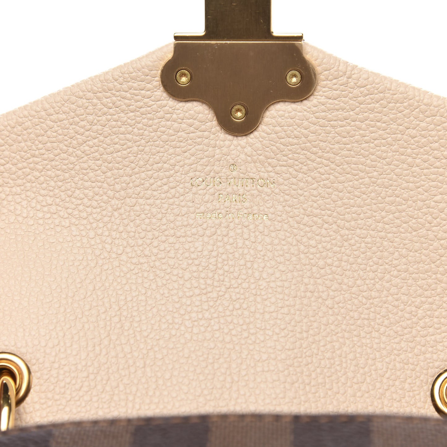 Damier Ebene Clapton Backpack Creme