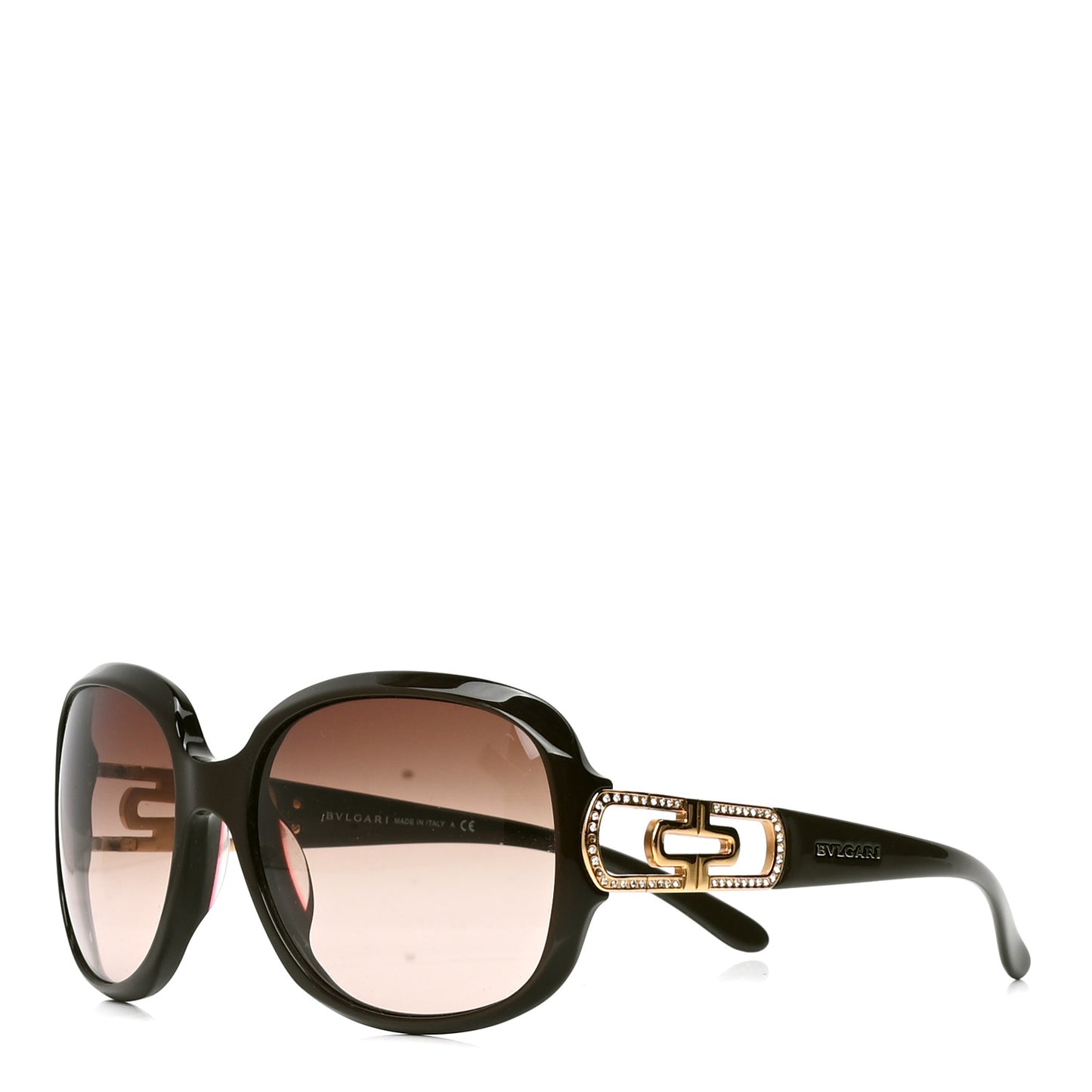 BVLGARI Crystal Sunglasses 8030-B-A Brown