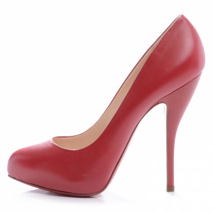 Christian Louboutin Kid Feticha 120 Pumps 39.5 Red 1 of 6