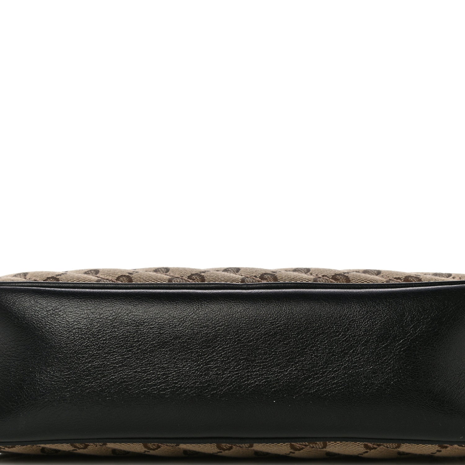 Gucci Monogram Matelasse Diagonal Small GG Marmont Chain Shoulder Bag Beige Black 16 of 16