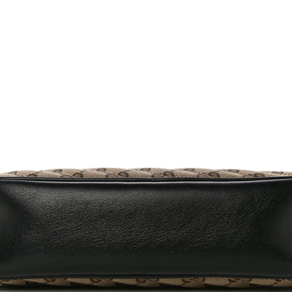 Gucci Monogram Matelasse Diagonal Small GG Marmont Chain Shoulder Bag Beige Black 16 of 16