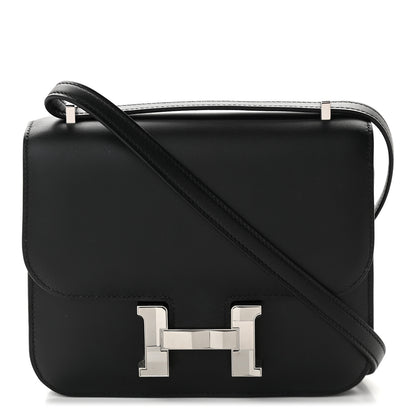 Hermes Veau Monsieur Mirror Constance 18 Black 1 of 9