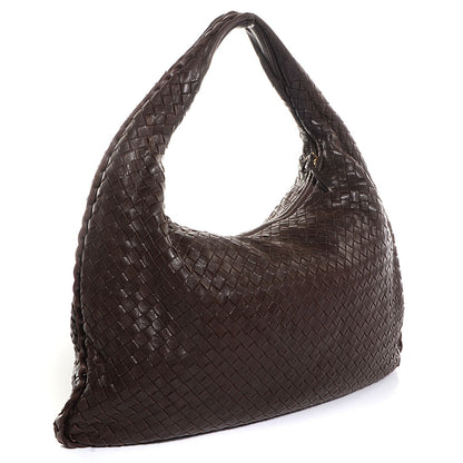 Bottega Veneta Nappa Intrecciato Large Veneta Hobo Ebano 3 of 9