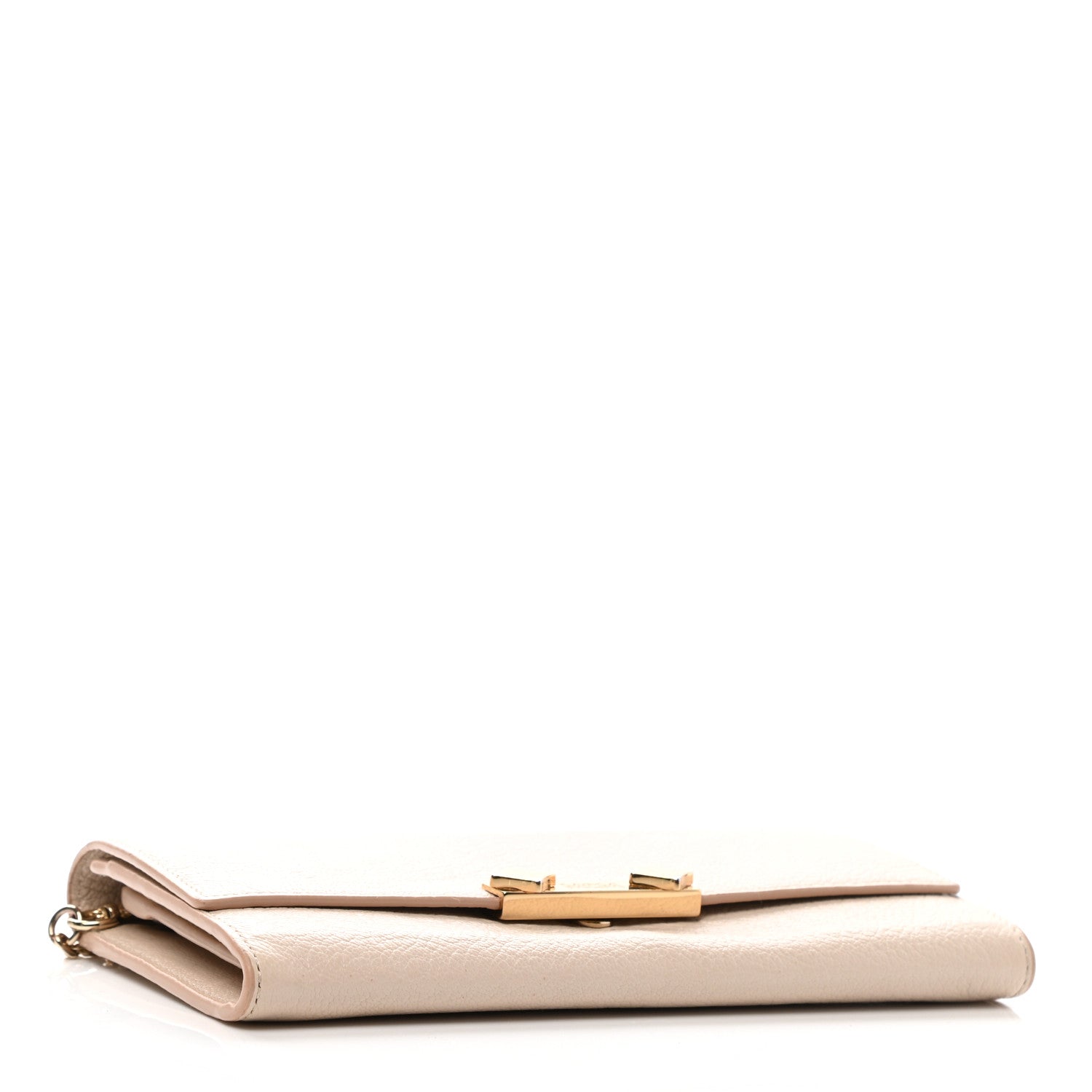 MCM Goatskin Milano Wallet On Chain Beige 4 of 7