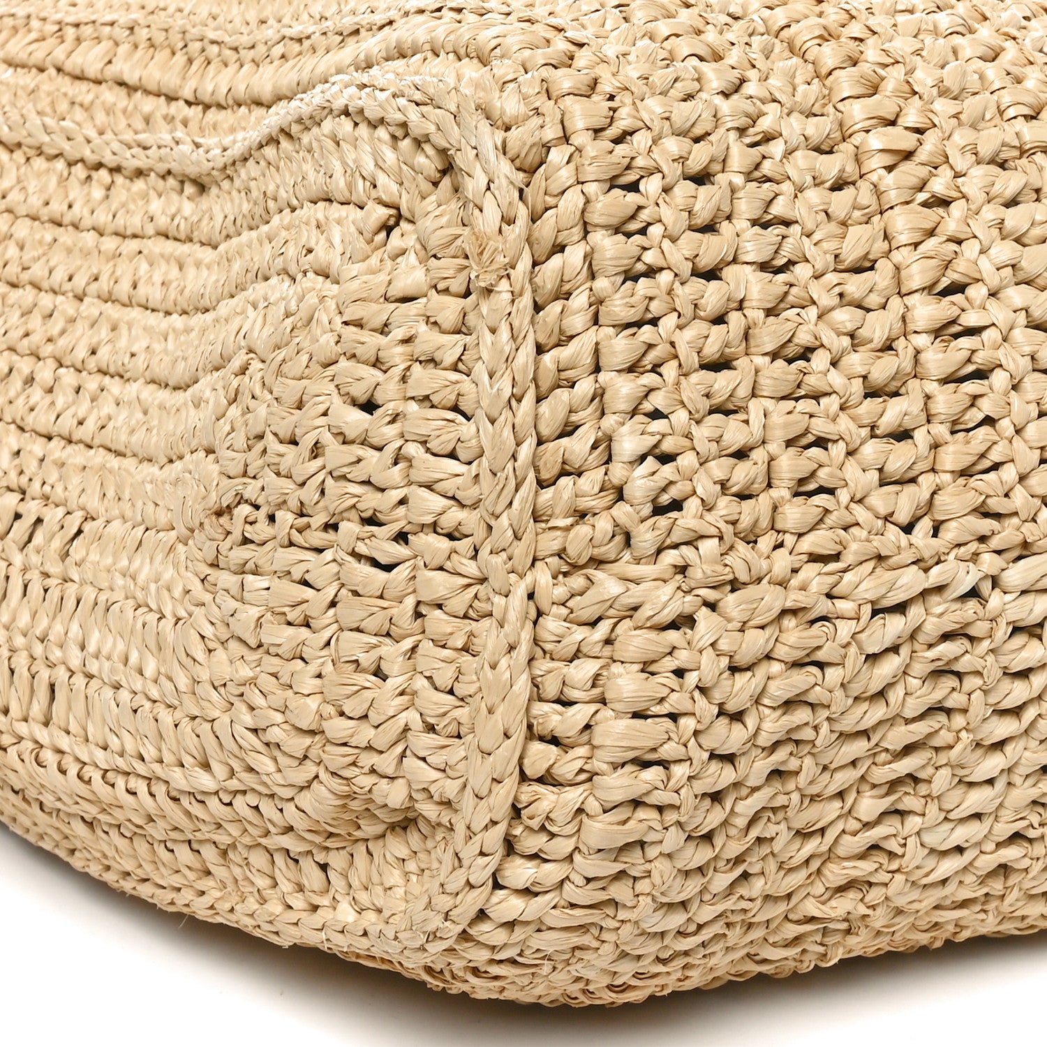Saint Laurent Raffia Rive Gauche Tote Natural 11 of 11