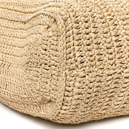 Saint Laurent Raffia Rive Gauche Tote Natural 11 of 11