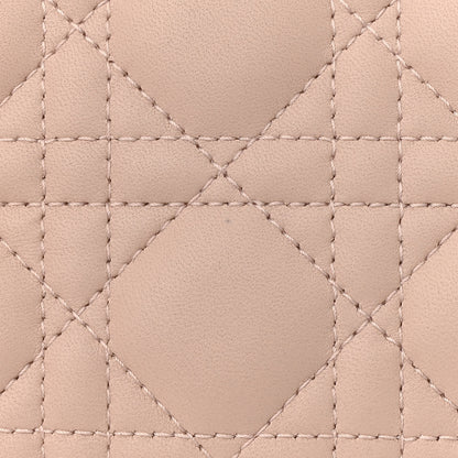 Christian Dior Lambskin Cannage Medium Lady Dior Light Pink 17 of 20