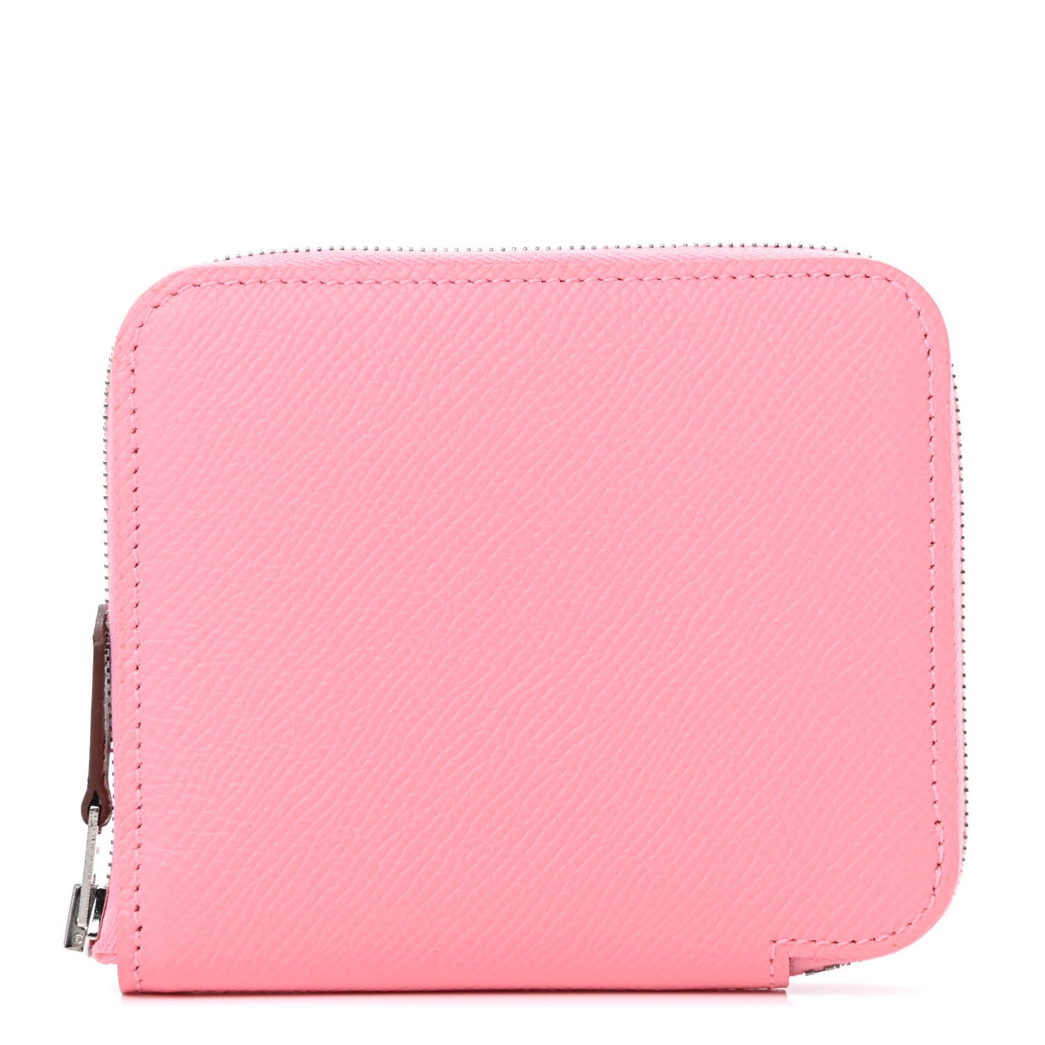 Hermes Epsom Silk'in Compact Wallet Rose Confetti 1 of 8