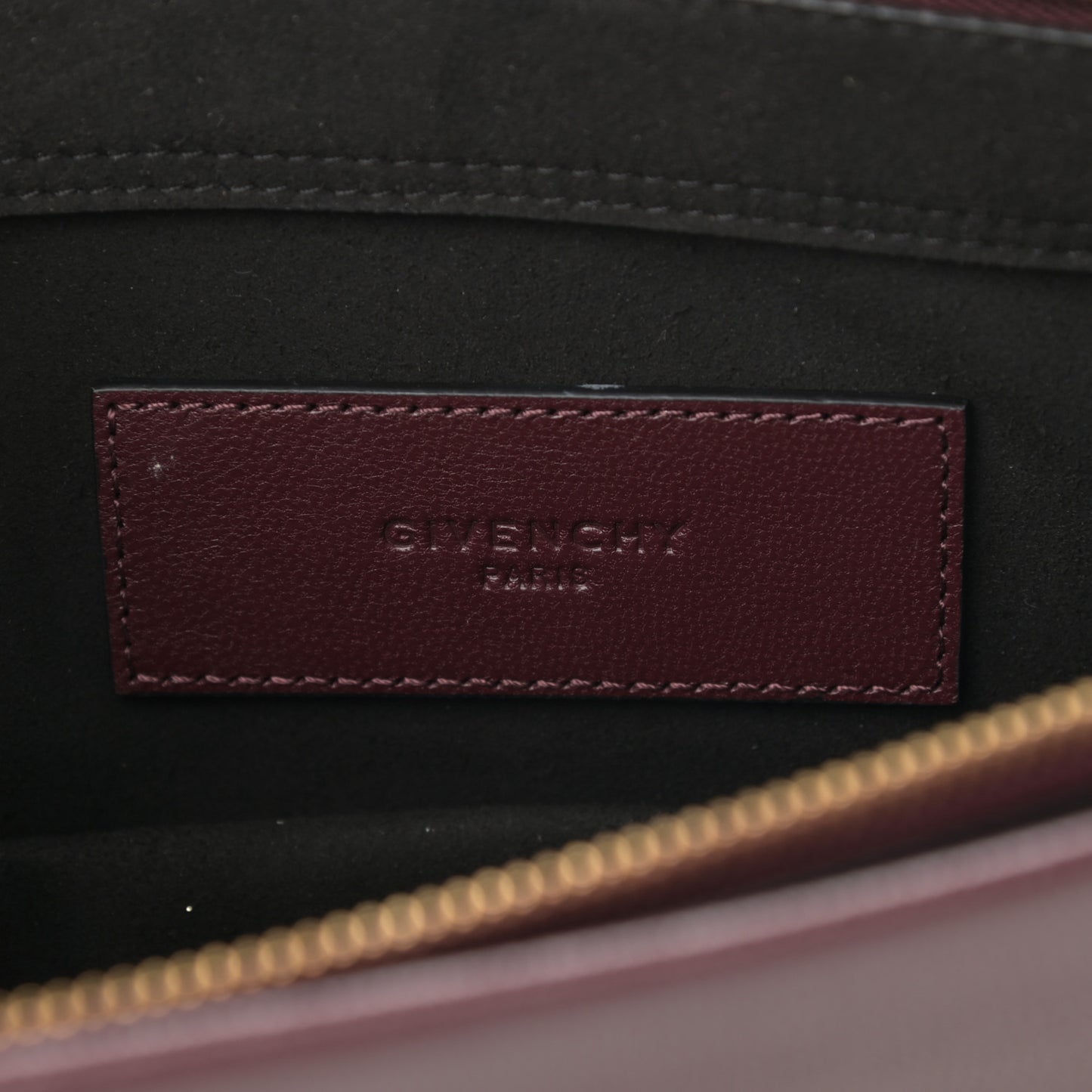 Goatskin Suede Cross 3 Crossbody Bag Aubergine Grey