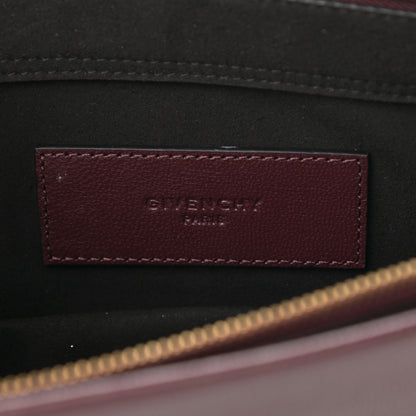 Givenchy Goatskin Suede Cross 3 Crossbody Bag Aubergine Grey 6 of 10