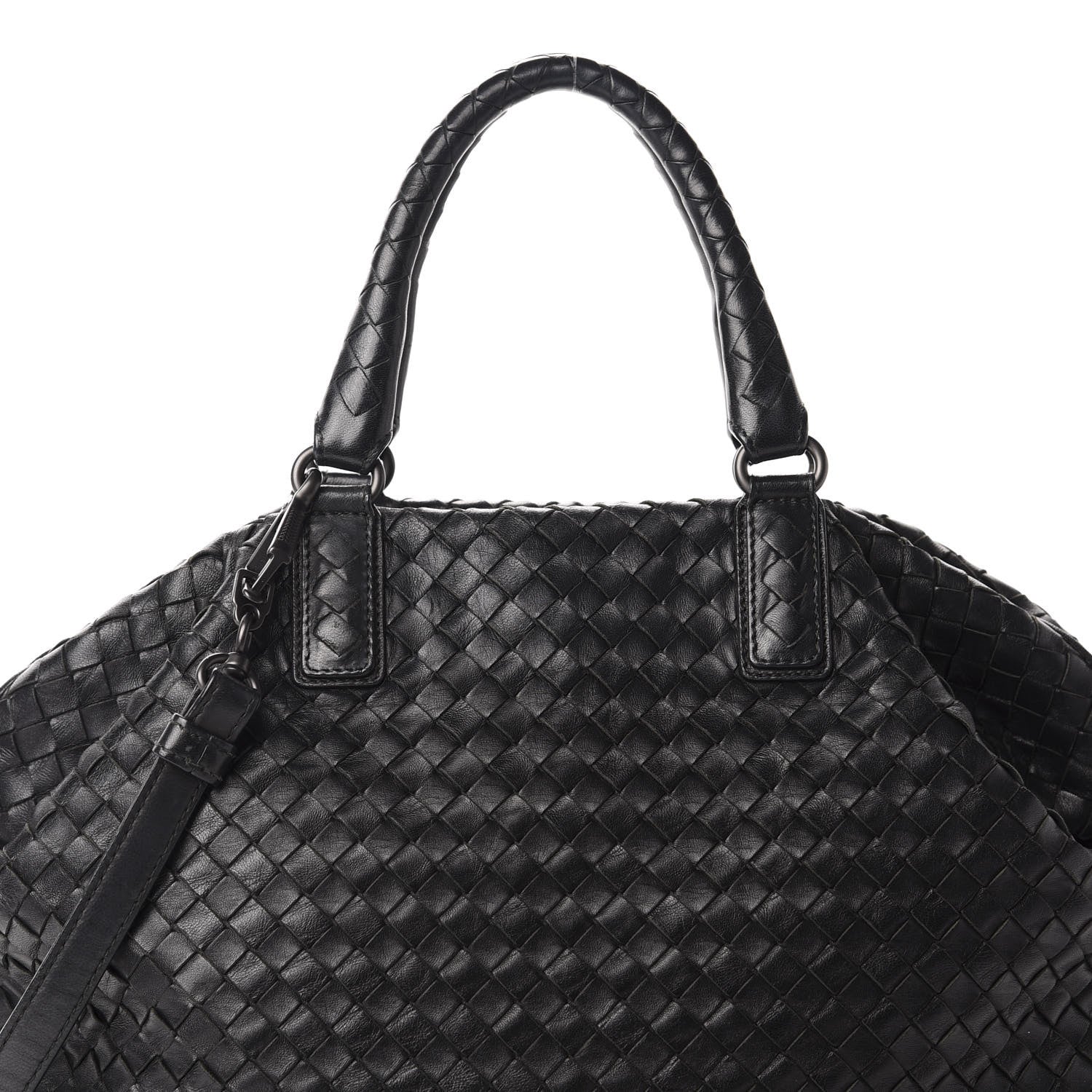 Bottega Veneta Nappa Intrecciato Medium Convertible Tote Black 11 of 11