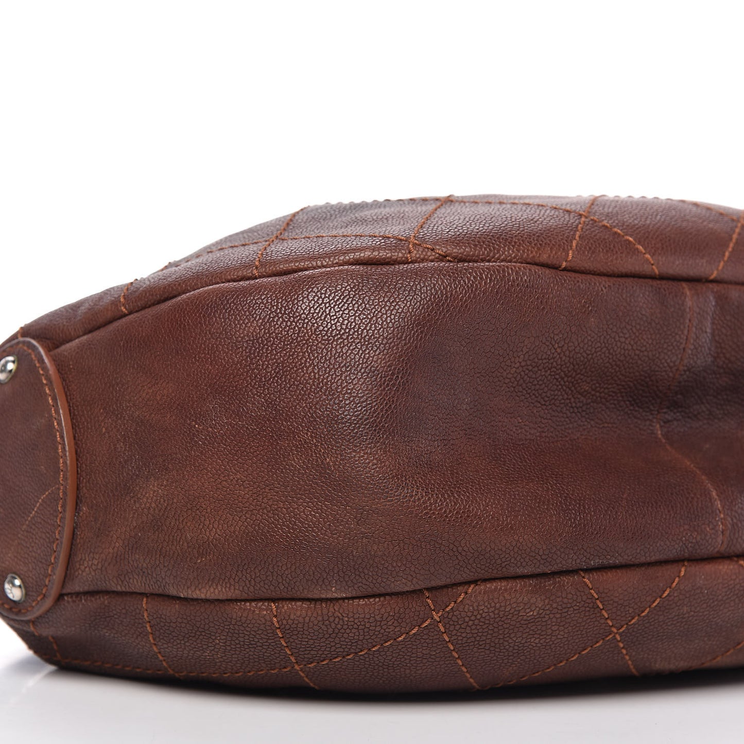 Caviar Stitched Outdoor Ligne Hobo Brown